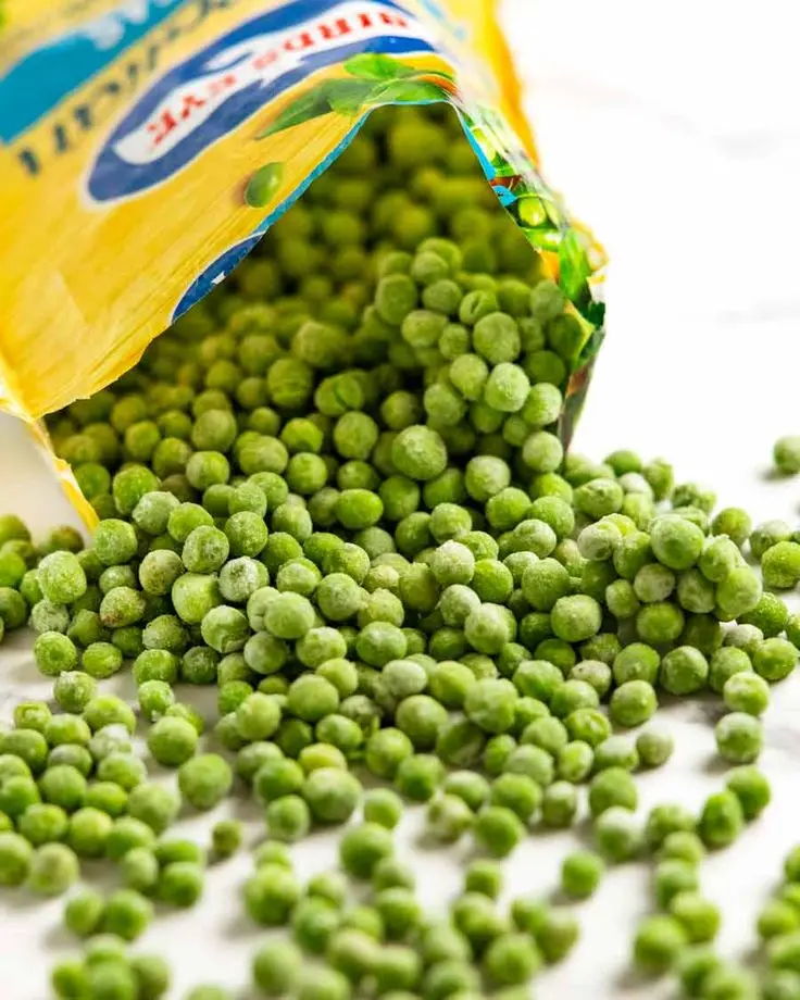frozen peas
