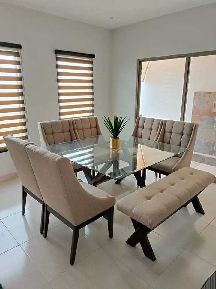 lavish creamy shade dining