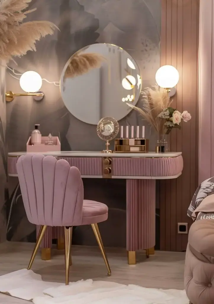 pink pretty Dressing Table