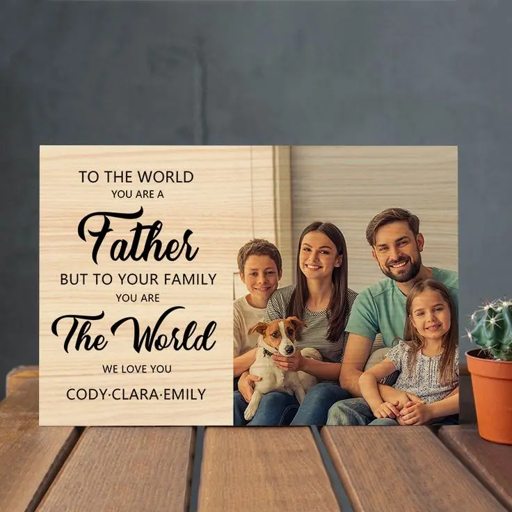 Personalized commemorative map first acrylic nameplate