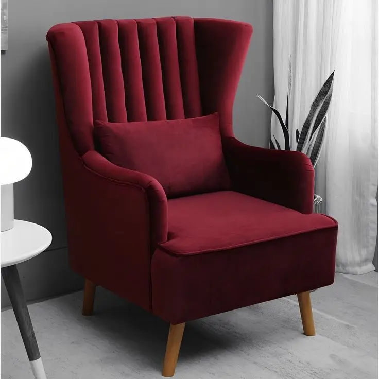 "Elegant Maroon Chair: Elevate Your Space with Style"