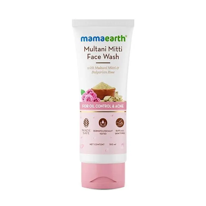 Mamaearth Multani Mitti Face Wash For Oil Control & Acne