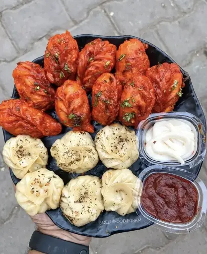 Fried veg momos 6 piece