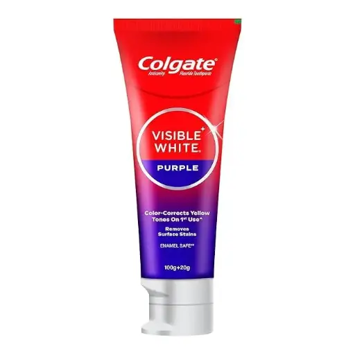 Colgate Visible White Purple Toothpaste