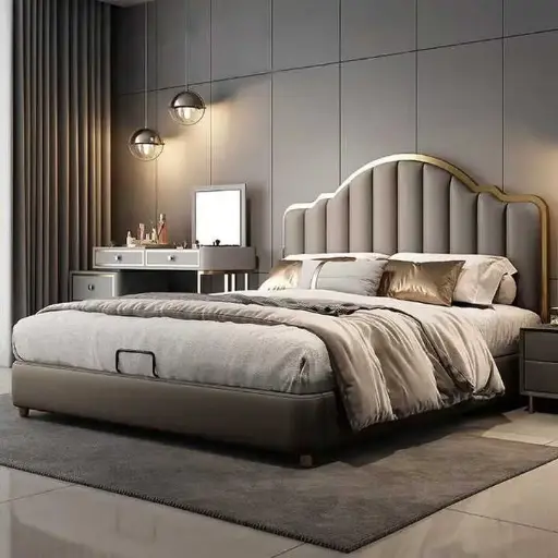Luxury Bedroom Furniture Queen Size Bed