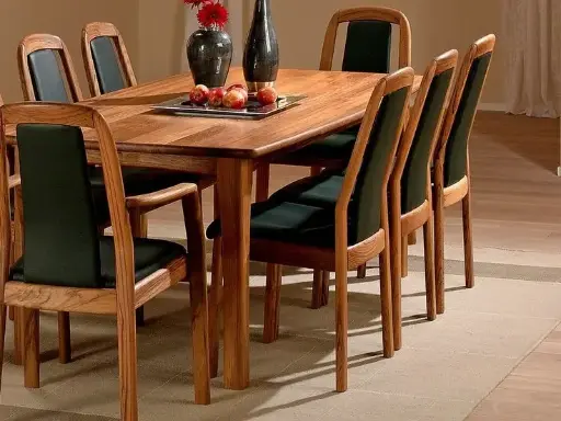 Rectangular wooden table