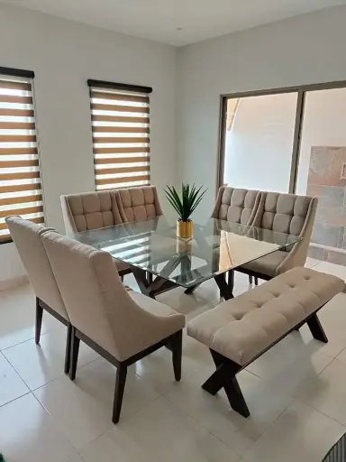 lavish creamy shade dining