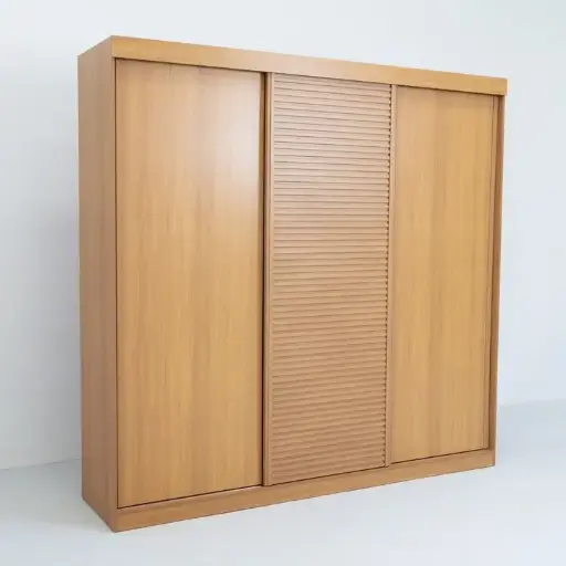 "Organize in Style with this Sleek Wardrobe!"