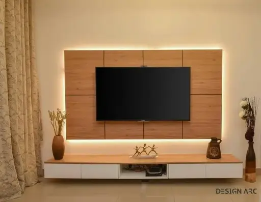 "Elevate Your Living Room with this Modern TV Panel!"