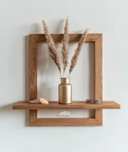 "Elegant Wooden Wall Frame: Perfect for Any Décor"
