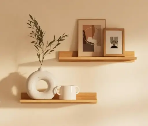 "Classic Wooden Wall Frame: A Touch of Nature Indoors"