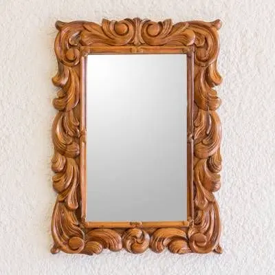 "Natural Beauty: Wooden Wall Frame for Your Home"