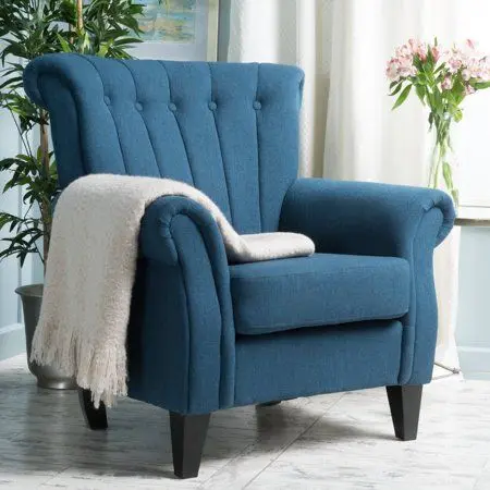 Romee Channel Fabric Club Chair