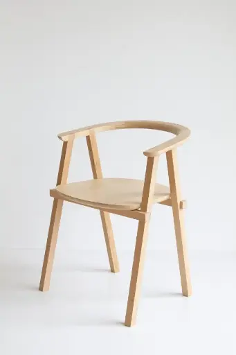 Oak Wood Minimalist Chair