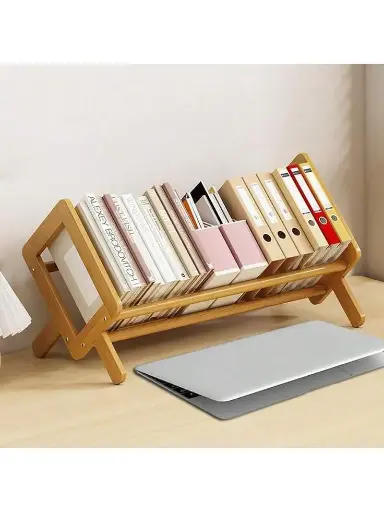 Wood Tilting Bookcase