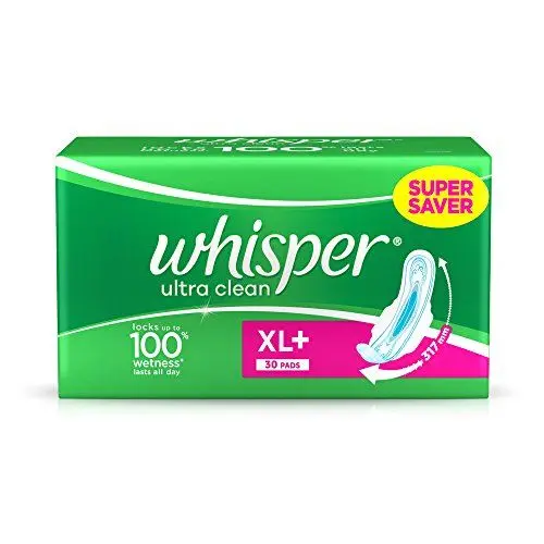 Whisper Ultra Plus Sanitary Pads XL