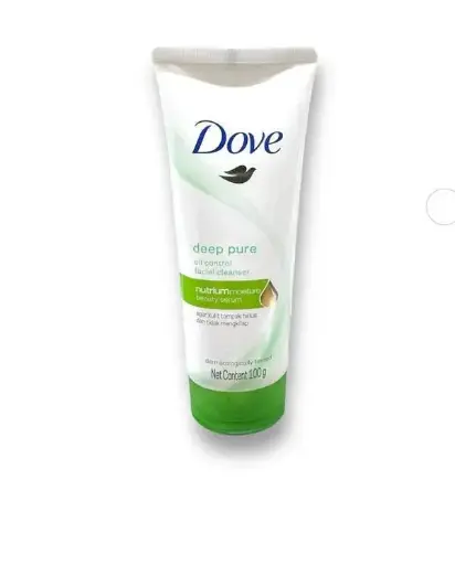 Dove Deep Pure Oil Control Facial Cleanser 100ML
