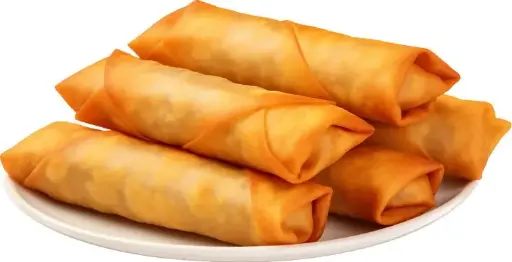Spring roll with Red Spicy chutney