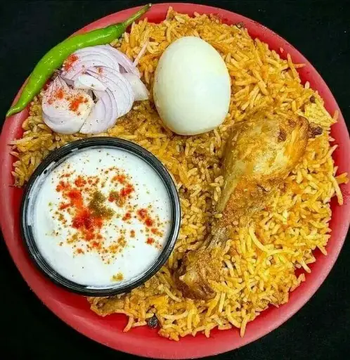 Chicken Egg Biryani With Curd